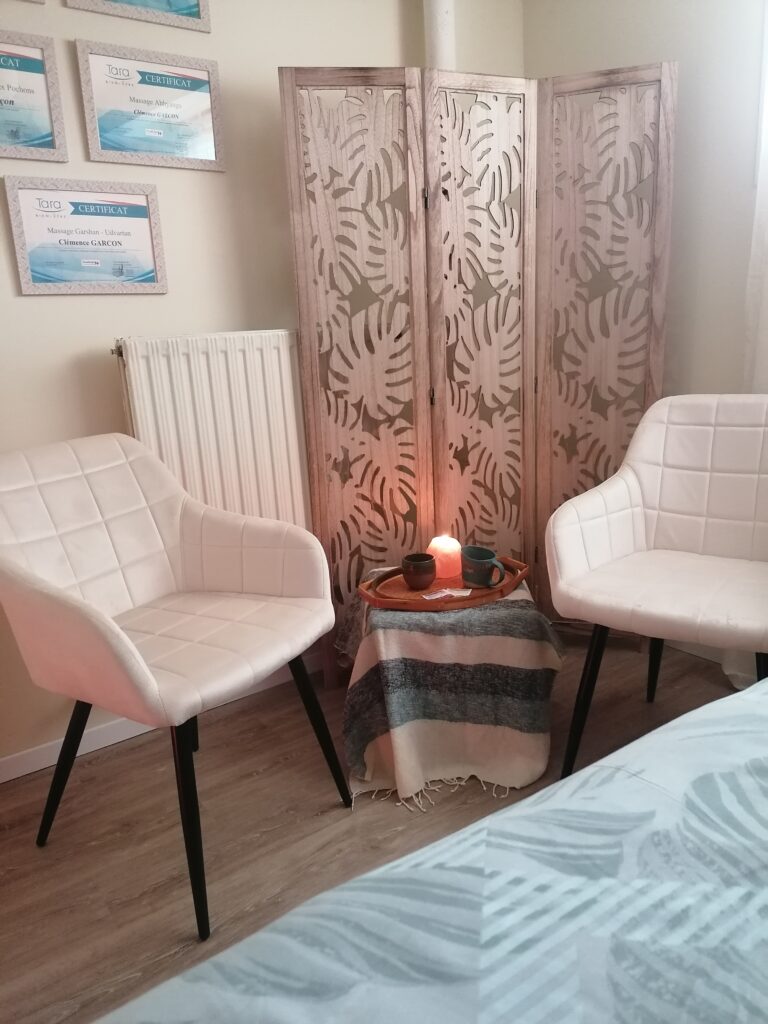 Coin Cosy Clémence GARÇON Massage Ayurveda Dieulouard